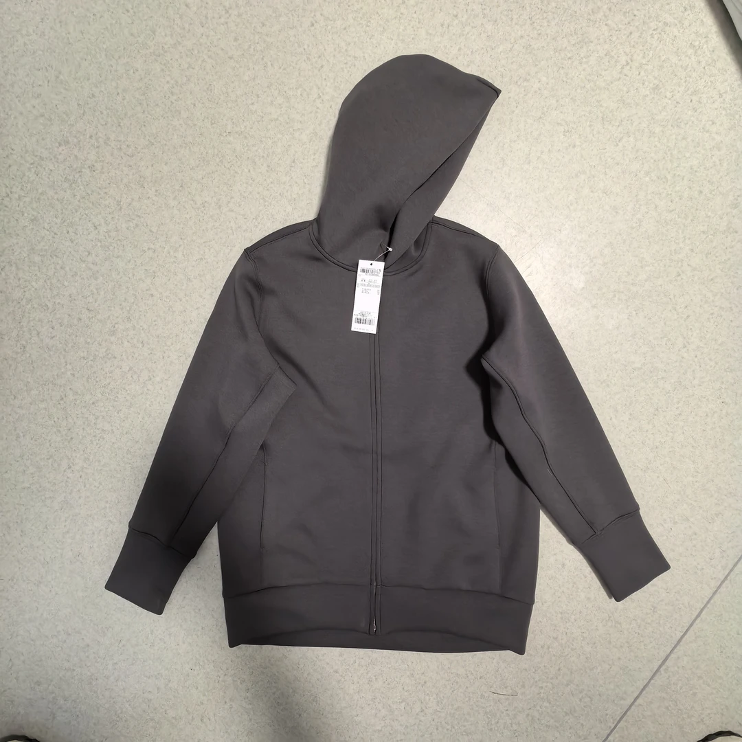 休闲百搭拉链款连帽卫衣