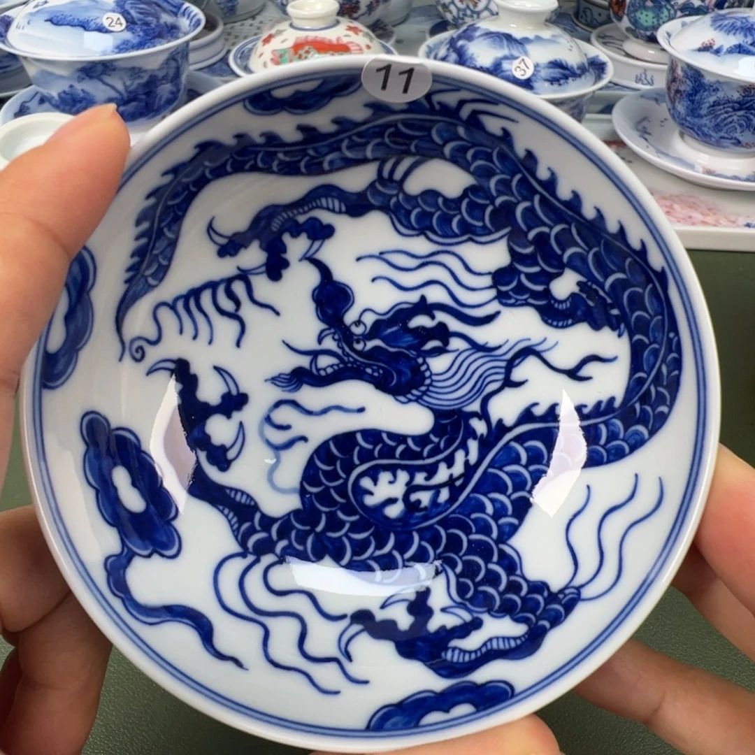 景德镇纯手工纯手绘茶具木木11
