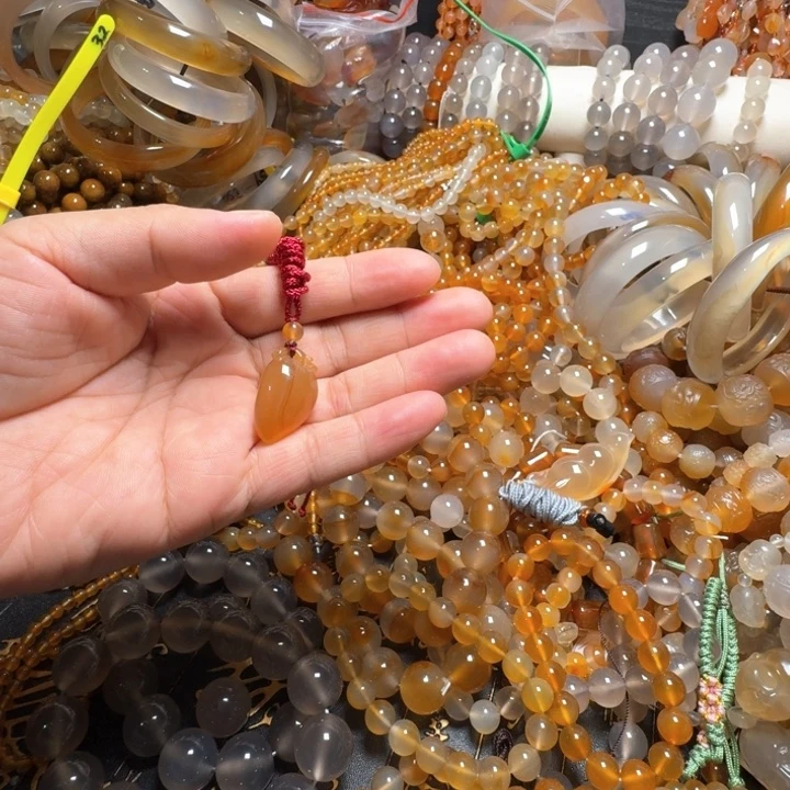 玛瑙/玉髓颈饰未镶嵌樱*003