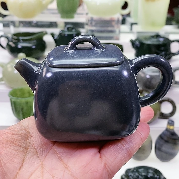未镶嵌和田玉挂件茶壶170m l