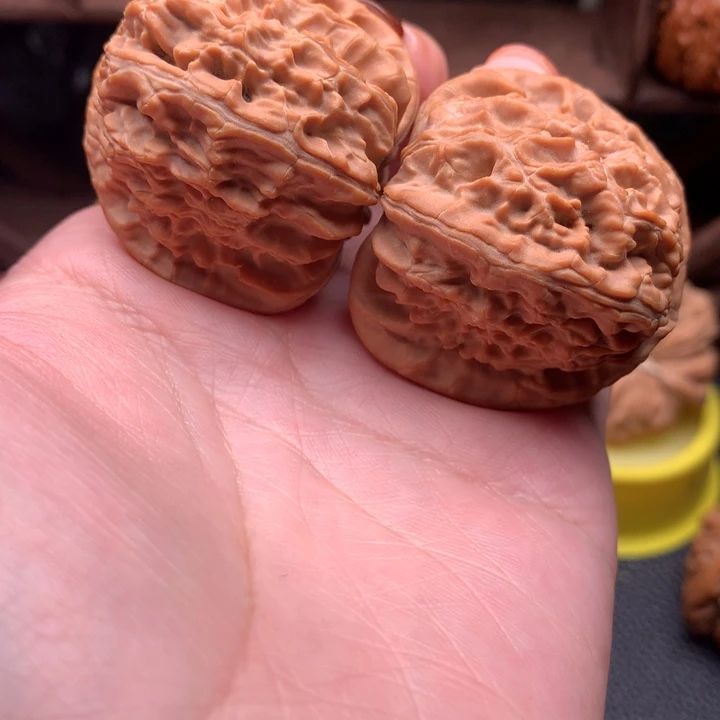 三***金文玩核桃吊坠白狮子41