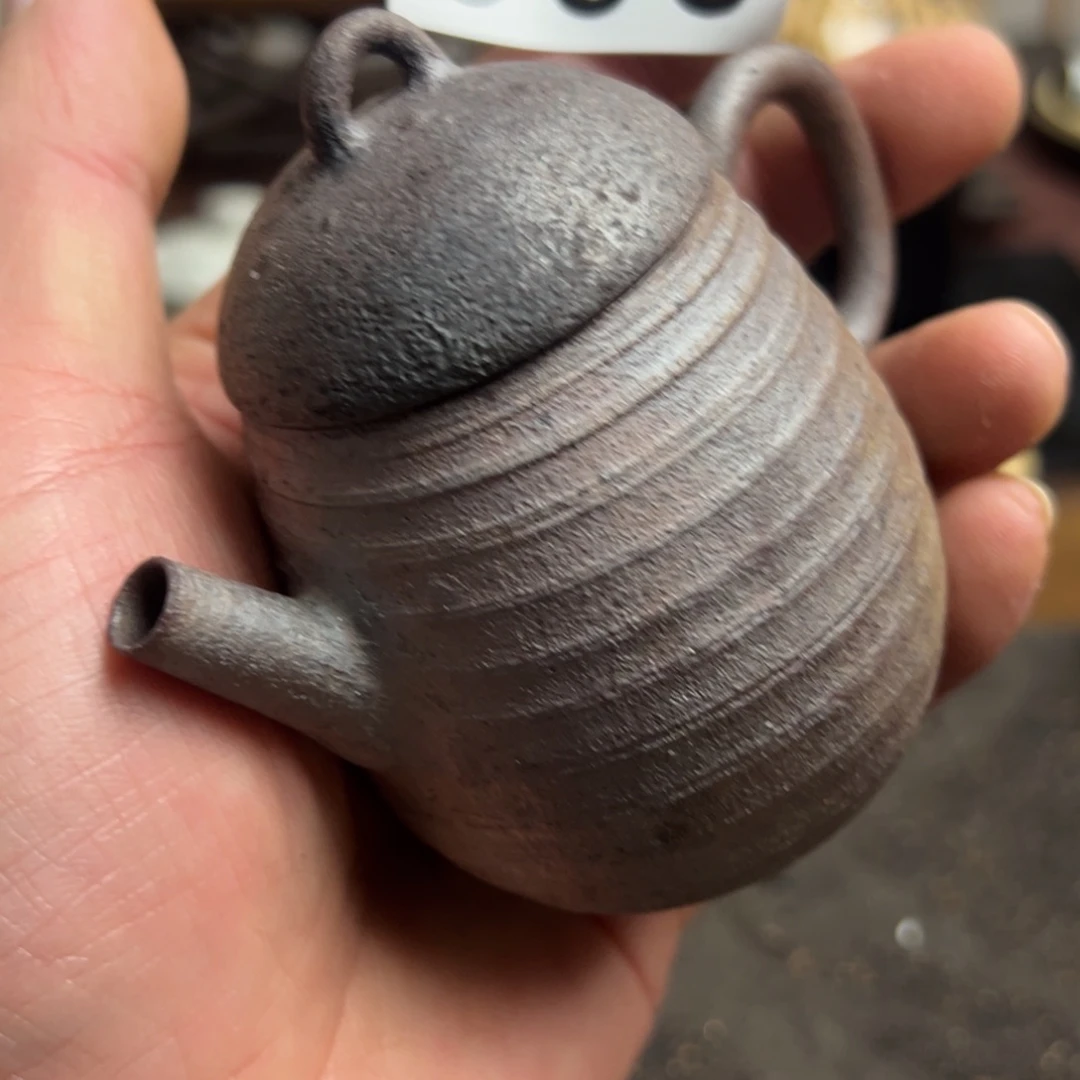 066柴烧手工壶120容量