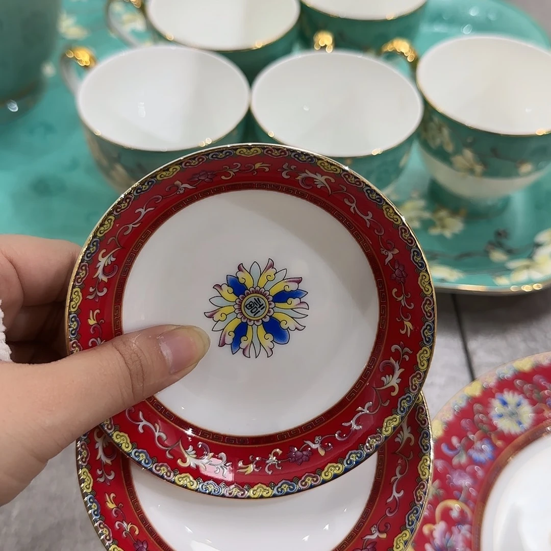 骨瓷珐琅彩工艺制作