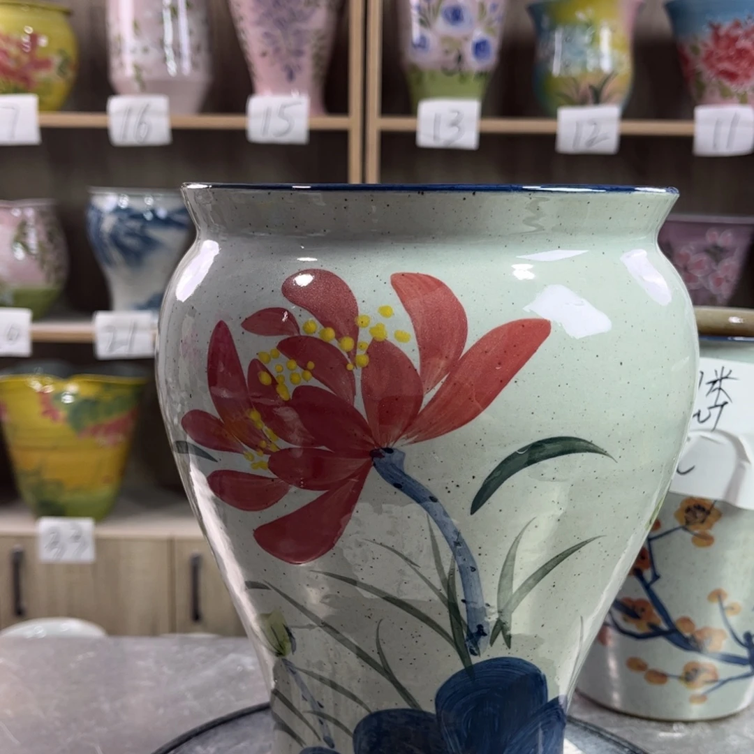 景德镇陶瓷花盆花盆