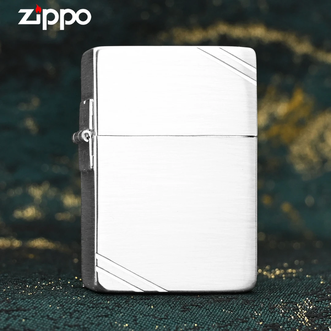 ZIPPO/之宝官方正品煤油 防风打火机 1935-切角镀银光板 高端款