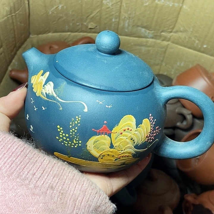 全手工制作宜兴紫茶壶