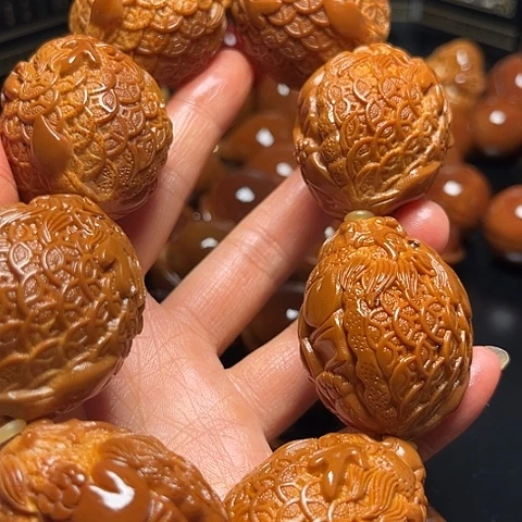 懒***鱼手串/手链橄榄核直播288