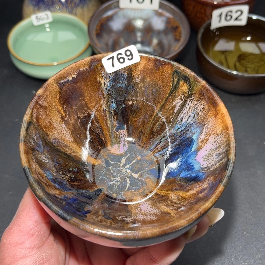茶盏769 建盏单盏太好看了吧……