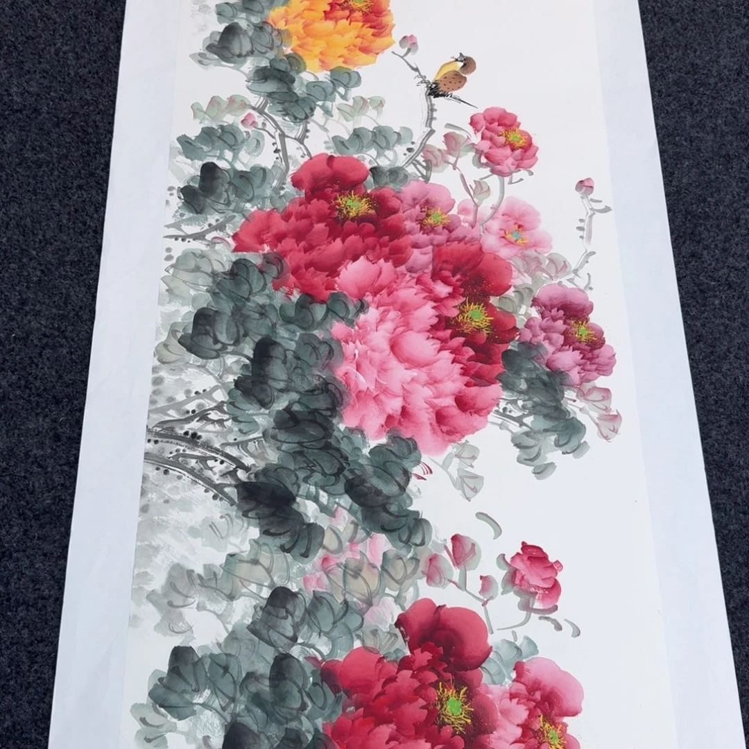 国画国画作品山水花鸟纯手绘