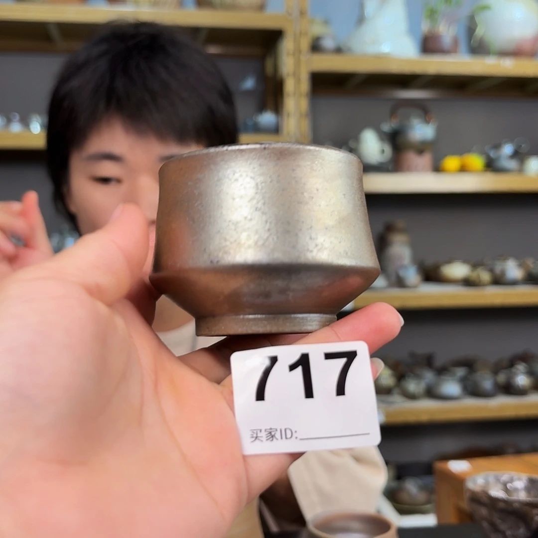 坭兴陶柴烧全手工原矿泥料杯