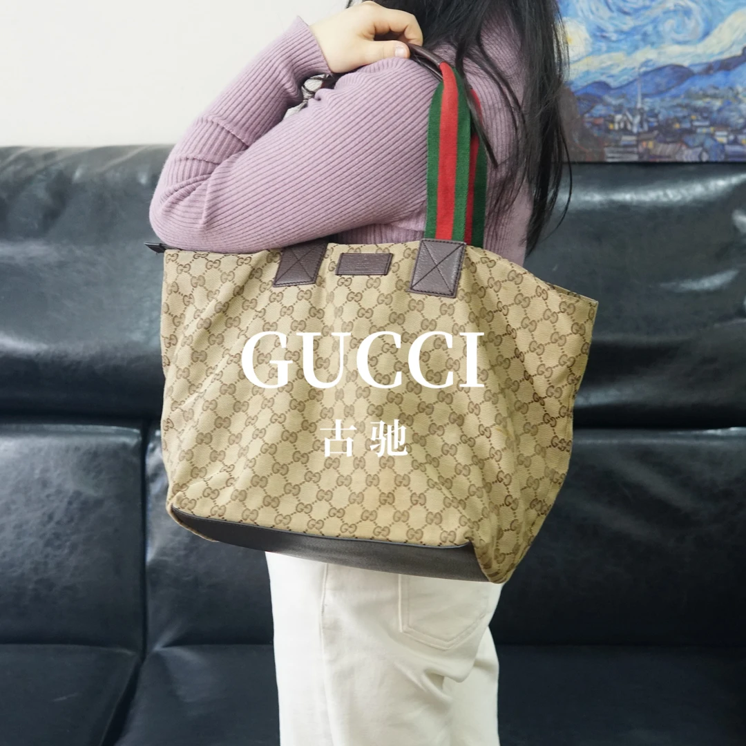 95新 GUCCI/古驰 老花单肩包/WJ01306504/6504