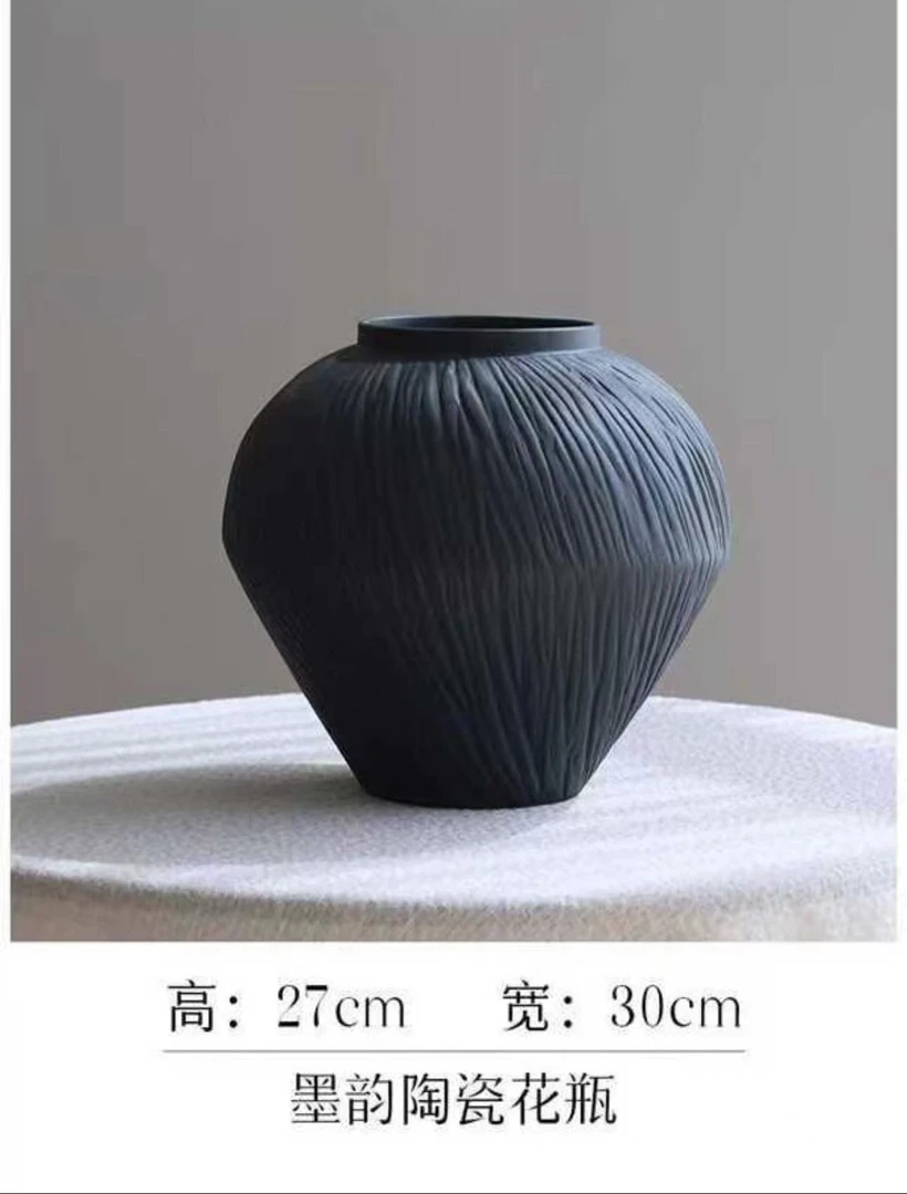 景德镇陶瓷花瓶禅意花器适合家居摆放