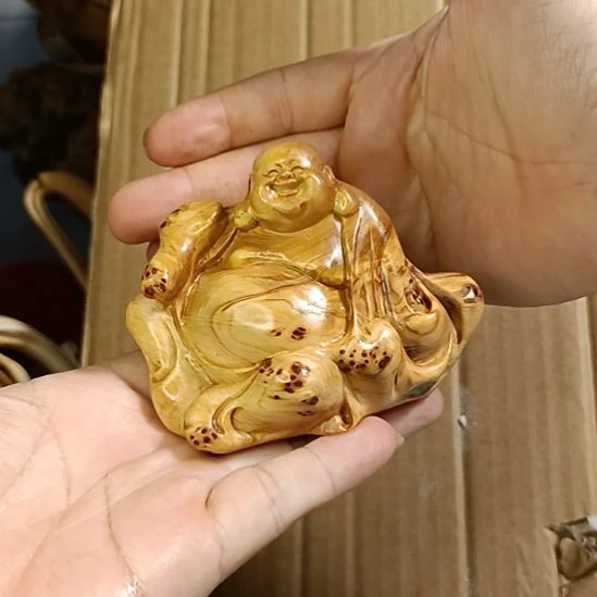 柏木（崖柏）太行崖柏笑佛手把件