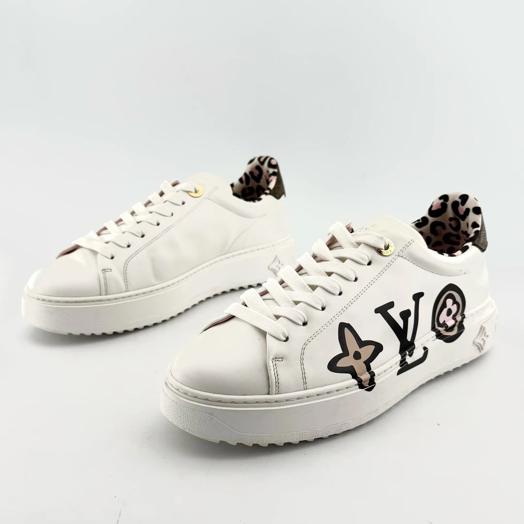 99新 LouisVuitton/路易威登 LV/路易威登 38.5码 TO小白鞋 D3071