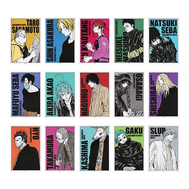 坂本js限定相卡明信片