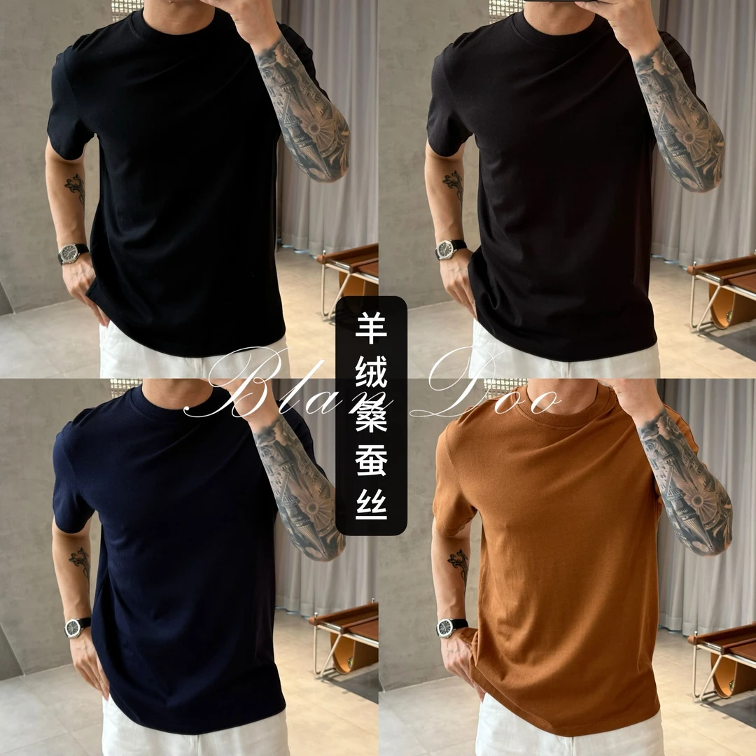 (秋款)BLANDOO “云端触感” 桑蚕丝羊绒混纺净版针织衫QW6BD80
