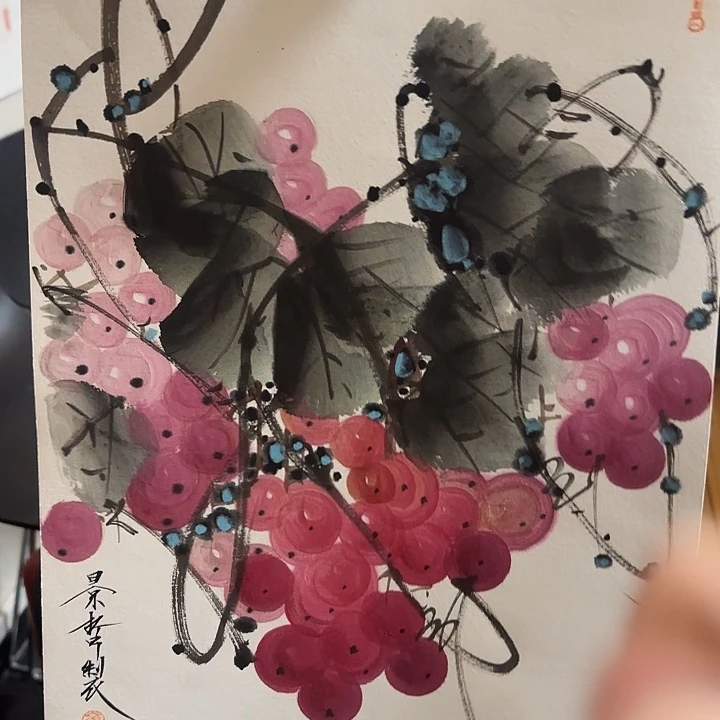 国画我是一只小小鸟地域鬼的人