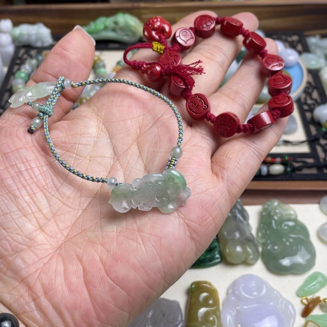 翡翠手链未镶嵌?***?设计款手链