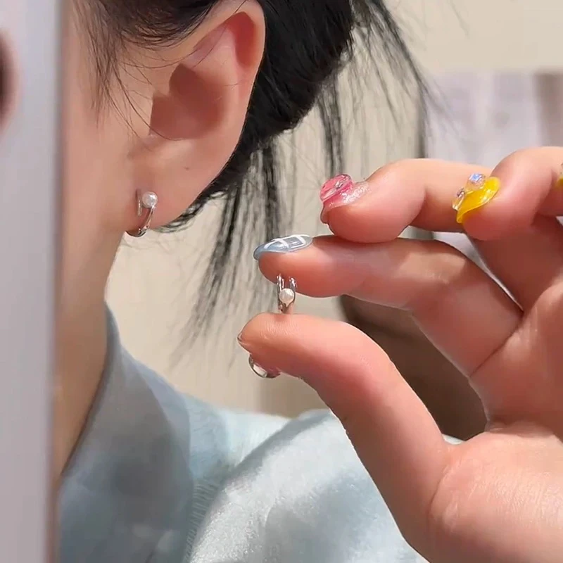铜合金耳饰 7182 小巧精致耳扣时尚百搭小众设计ins高级感耳环女
