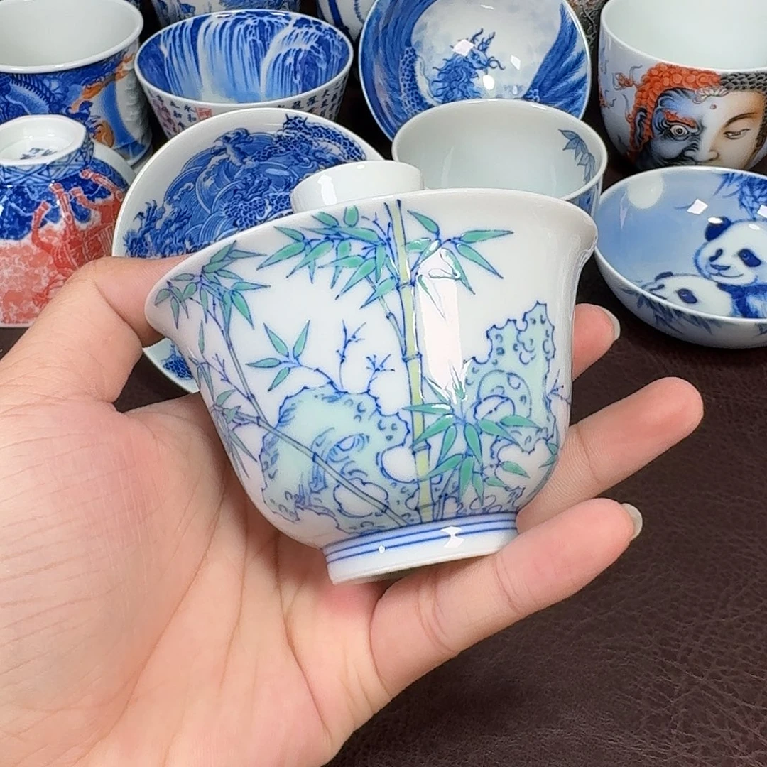 现代景德镇陶瓷杯