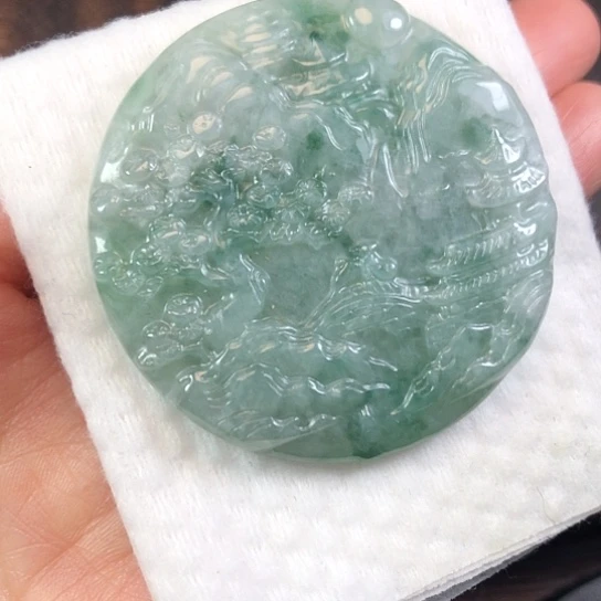 翡翠未镶嵌颈饰缅甸A货，每天下午1点半开播