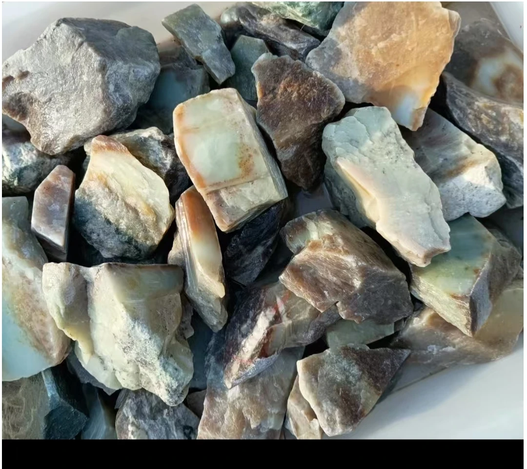 新疆和田料戈壁石盆景石直播间选购