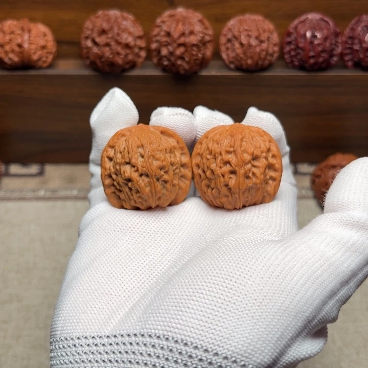 文玩核桃把件小正磨