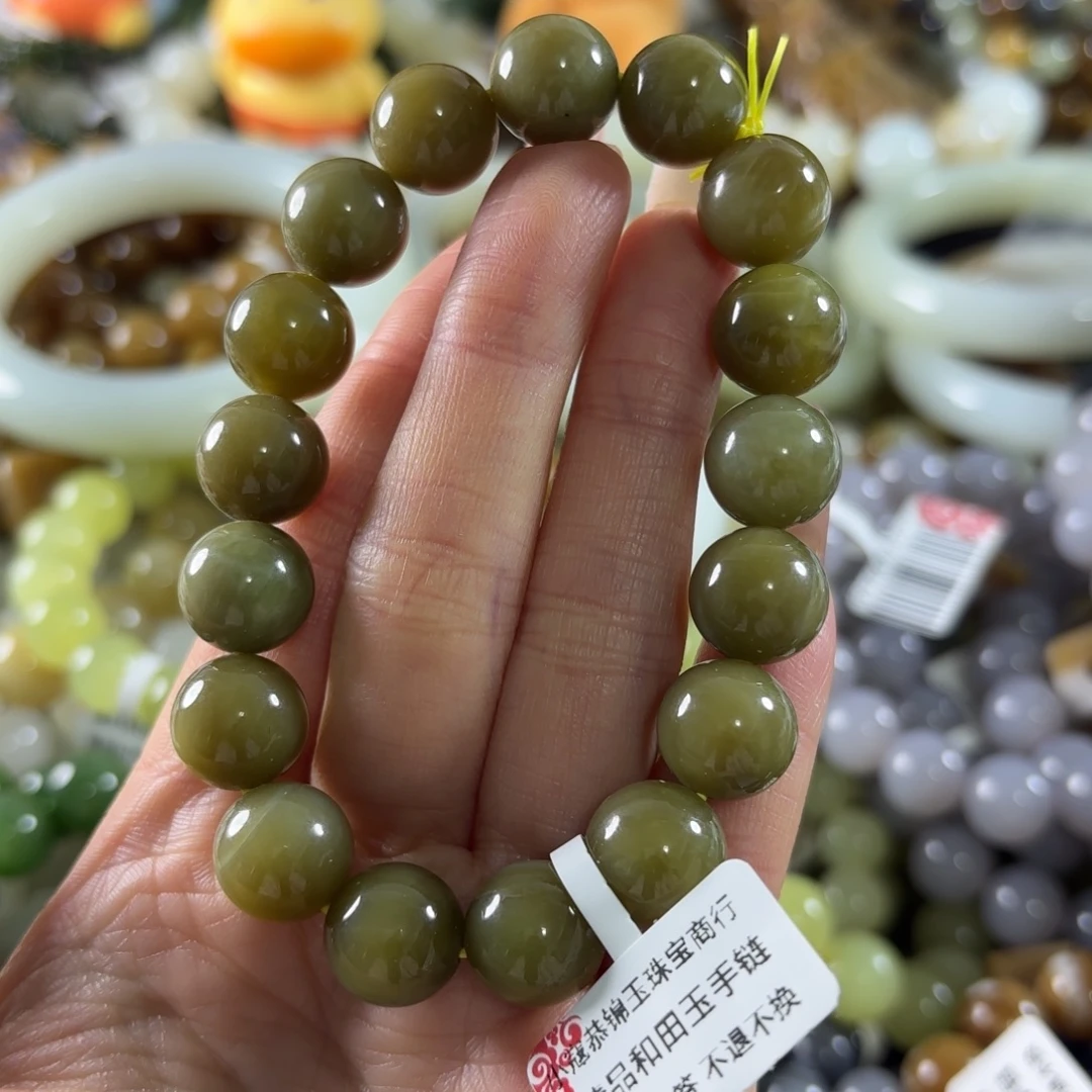 和田玉未镶嵌手串136