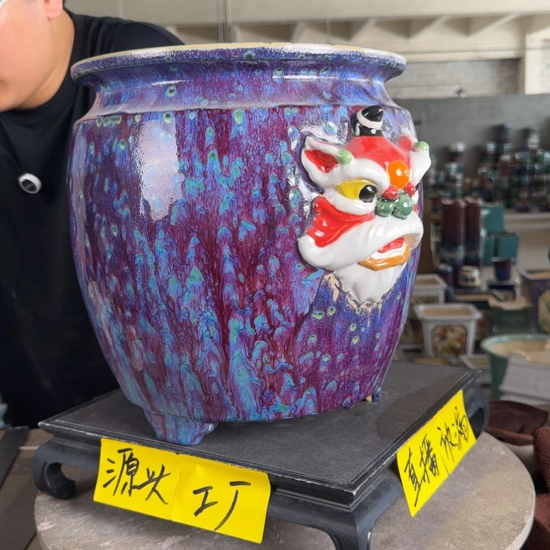 陶。一风堂石湾花盆 