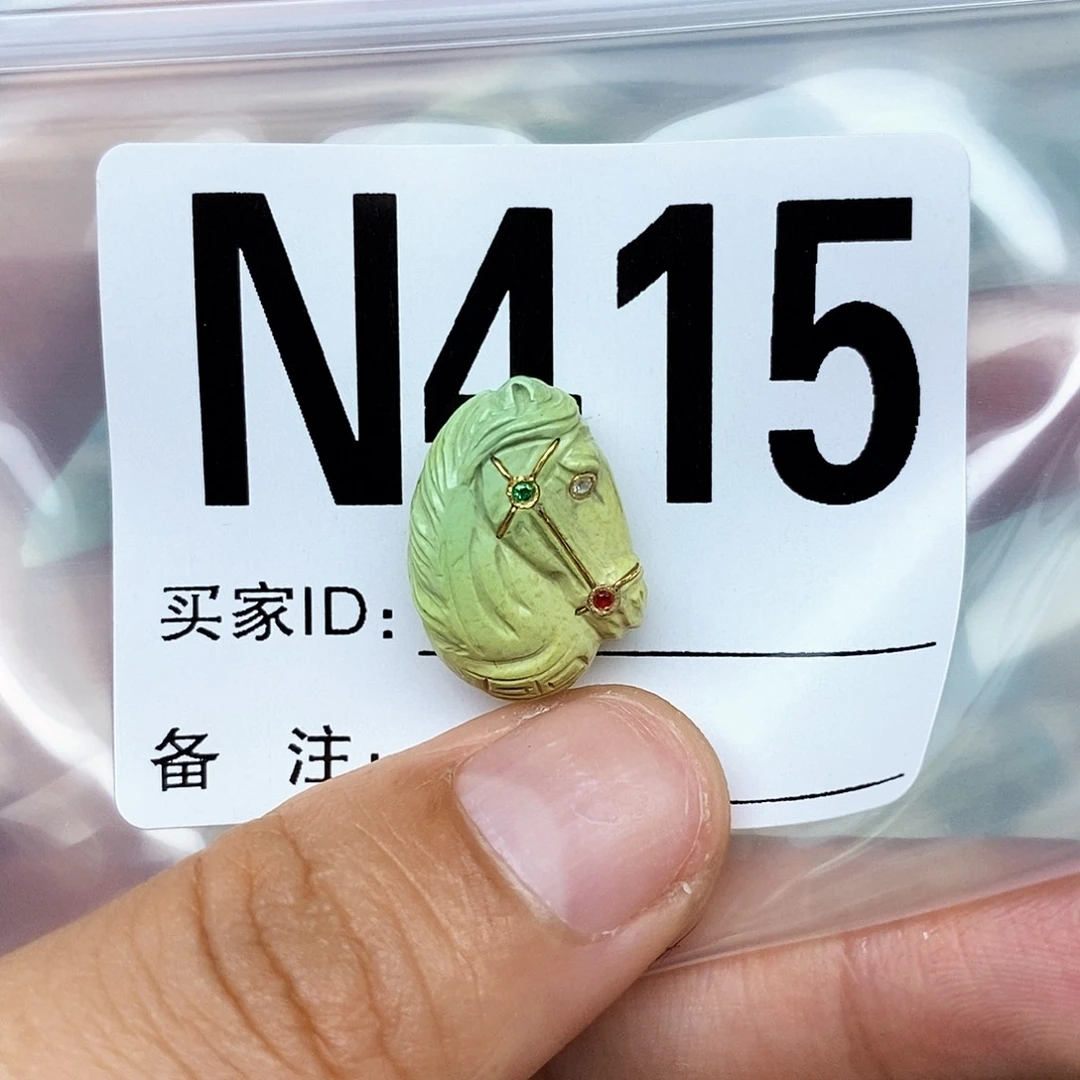 绿松石未镶嵌配饰