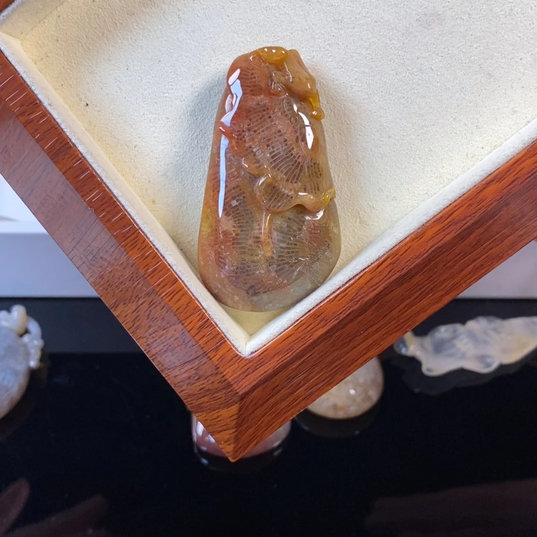 硅化珊瑚（珊瑚玉）未镶嵌颈饰200