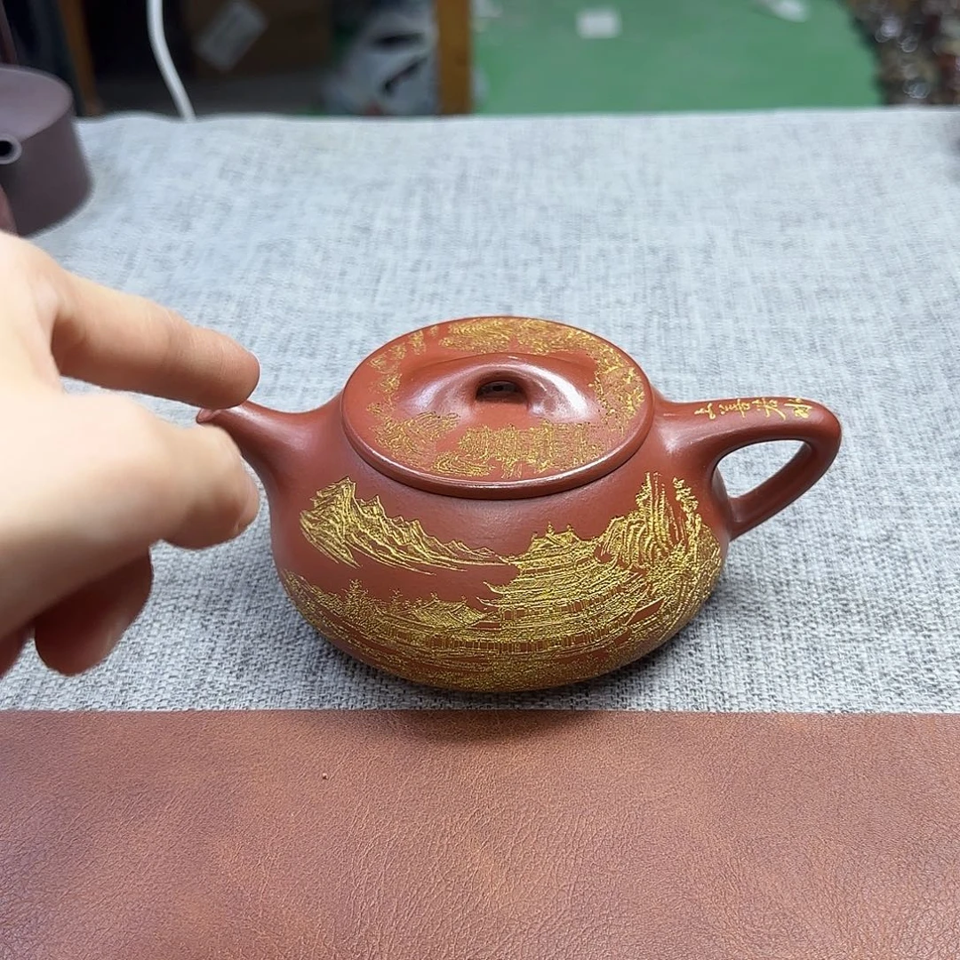 茶壶紫砂民间手艺人全手工制作