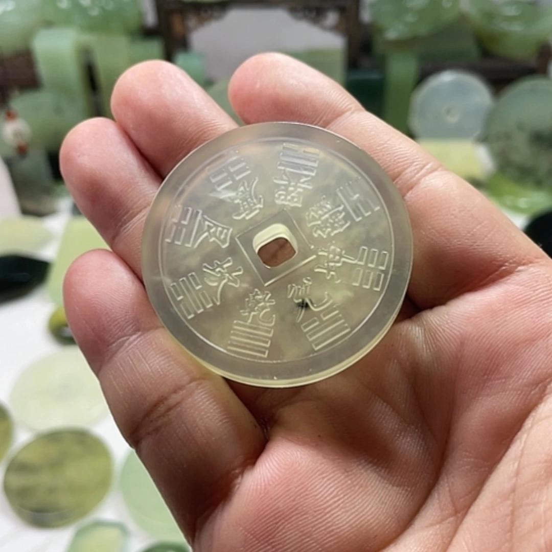 【闪购商品】未镶嵌岫玉挂件酒**隐