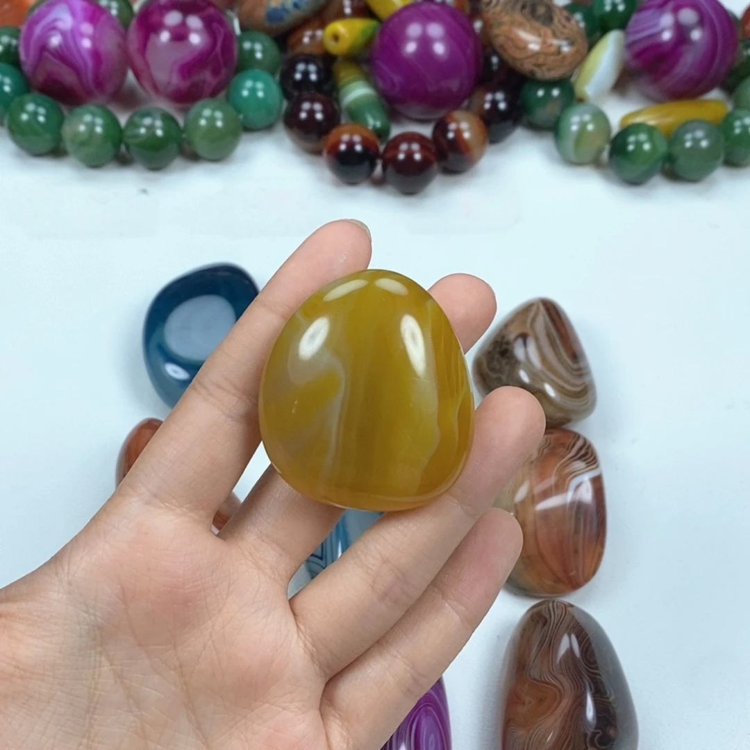 未镶嵌玛瑙/玉髓珠宝奇石实*