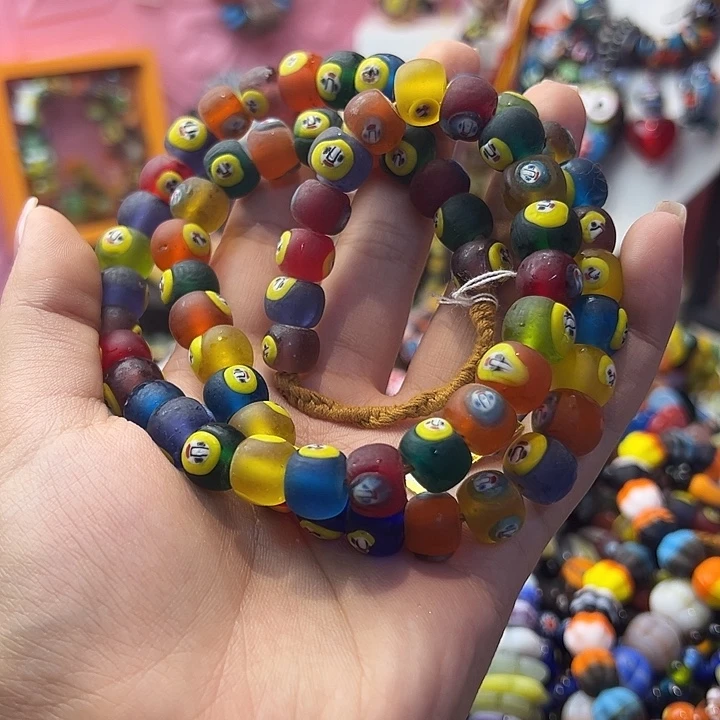 琉璃颈饰尼泊尔琉璃