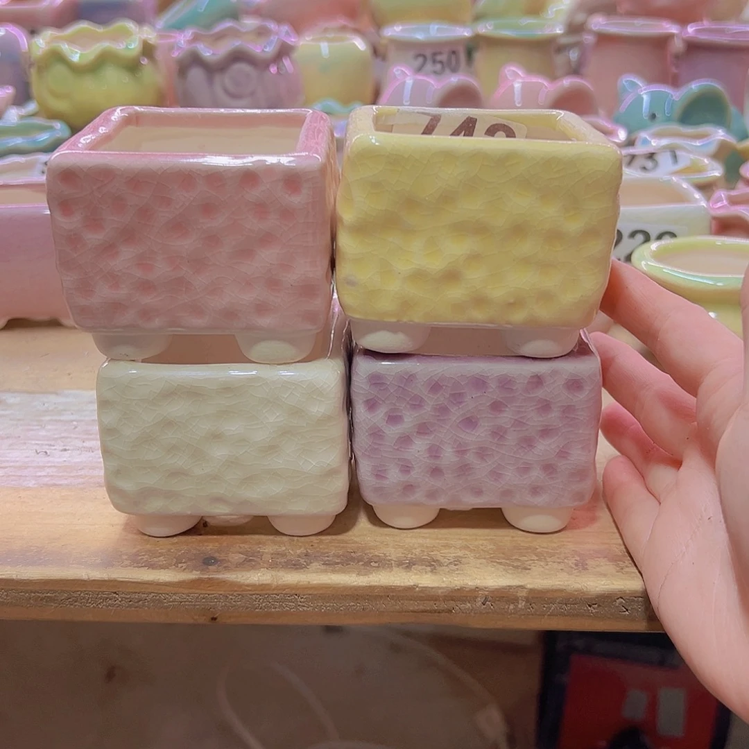 陶瓷花盆当场满12包邮