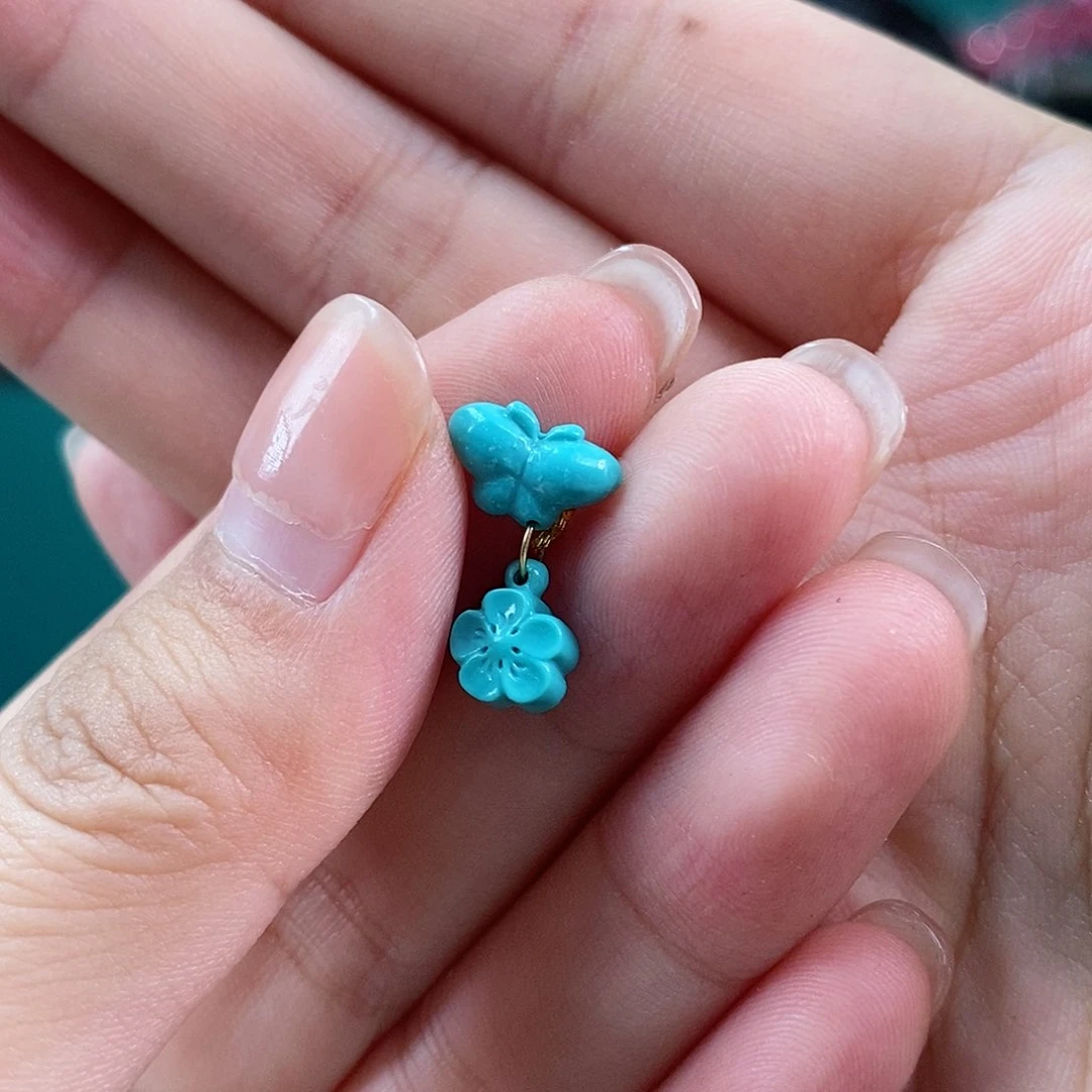 绿松石珠宝奇石未镶嵌