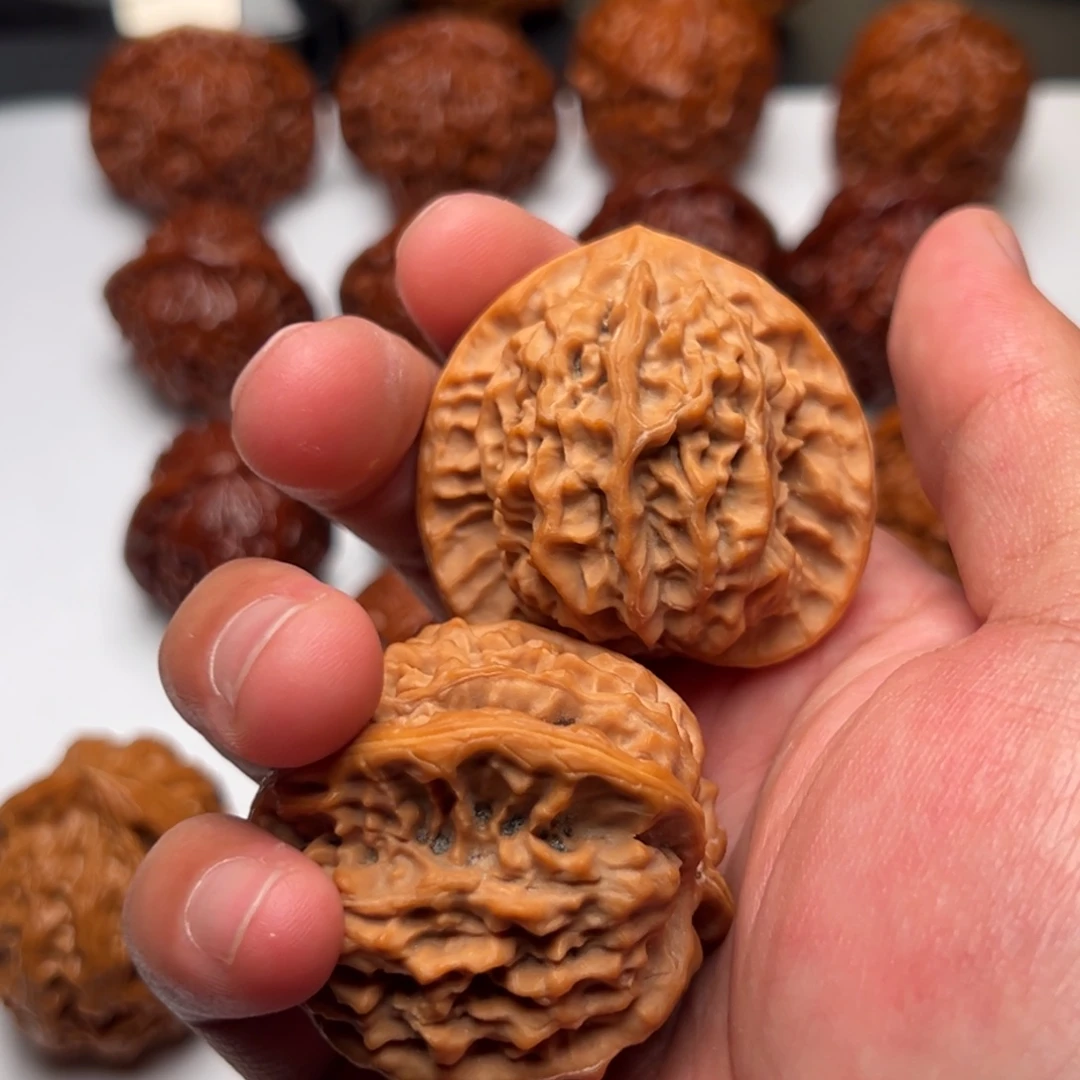 沉***香吊坠文玩核桃京八对