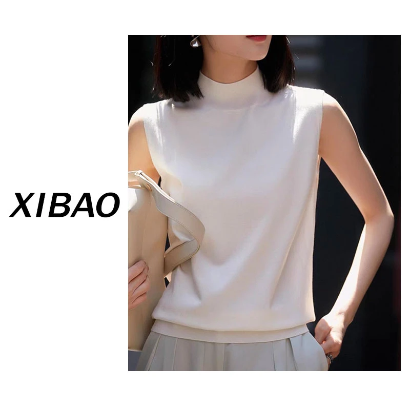 九【天然调温】18针进口机精纺羊毛120支纱线半高无袖背心PY6110