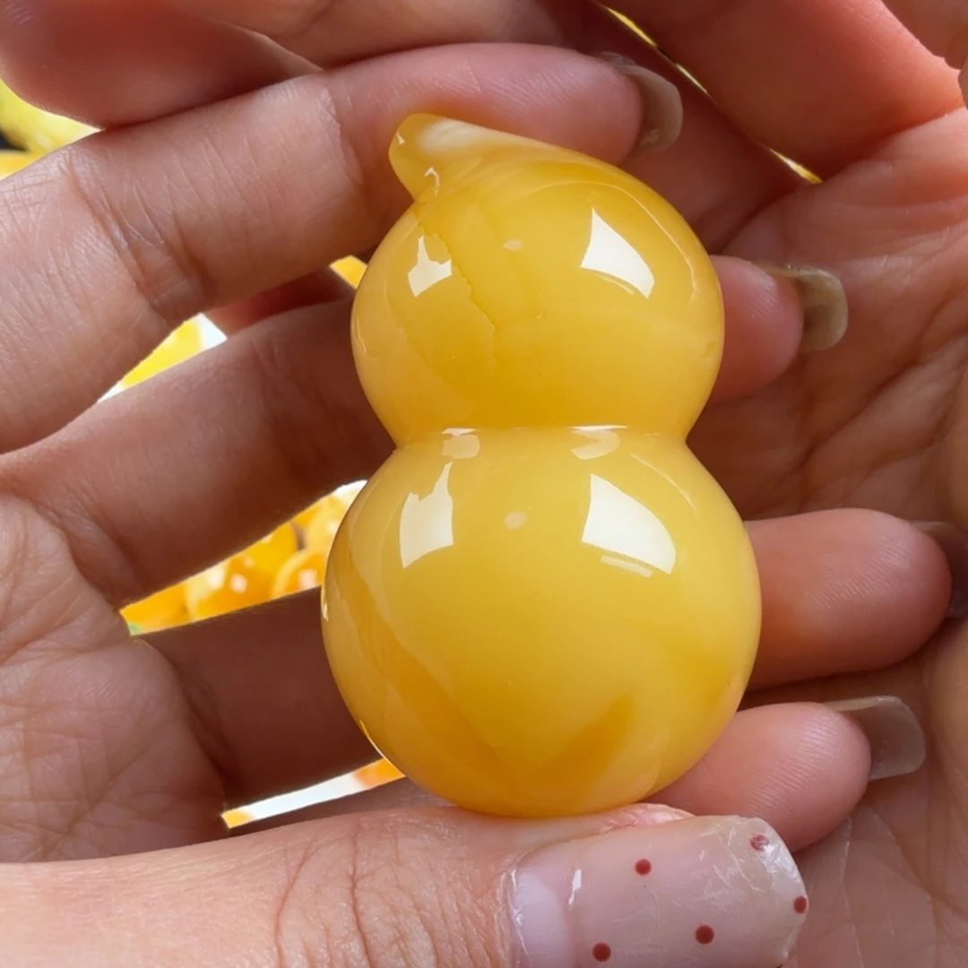 琥珀未镶嵌颈饰纯天然琥珀蜜蜡无优化