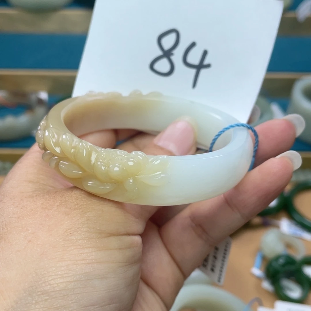 未镶嵌手镯和田玉圈口55