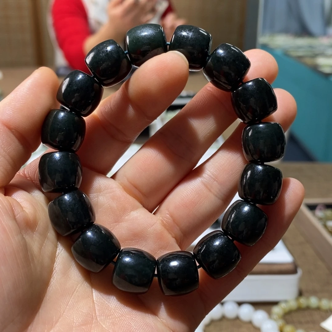 和田玉未镶嵌手链14