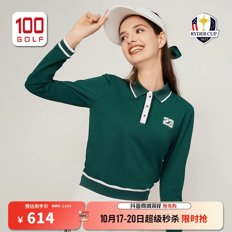RyderCup莱德杯高尔夫女秋季运动潮范翻领Polo衫RF232PC160