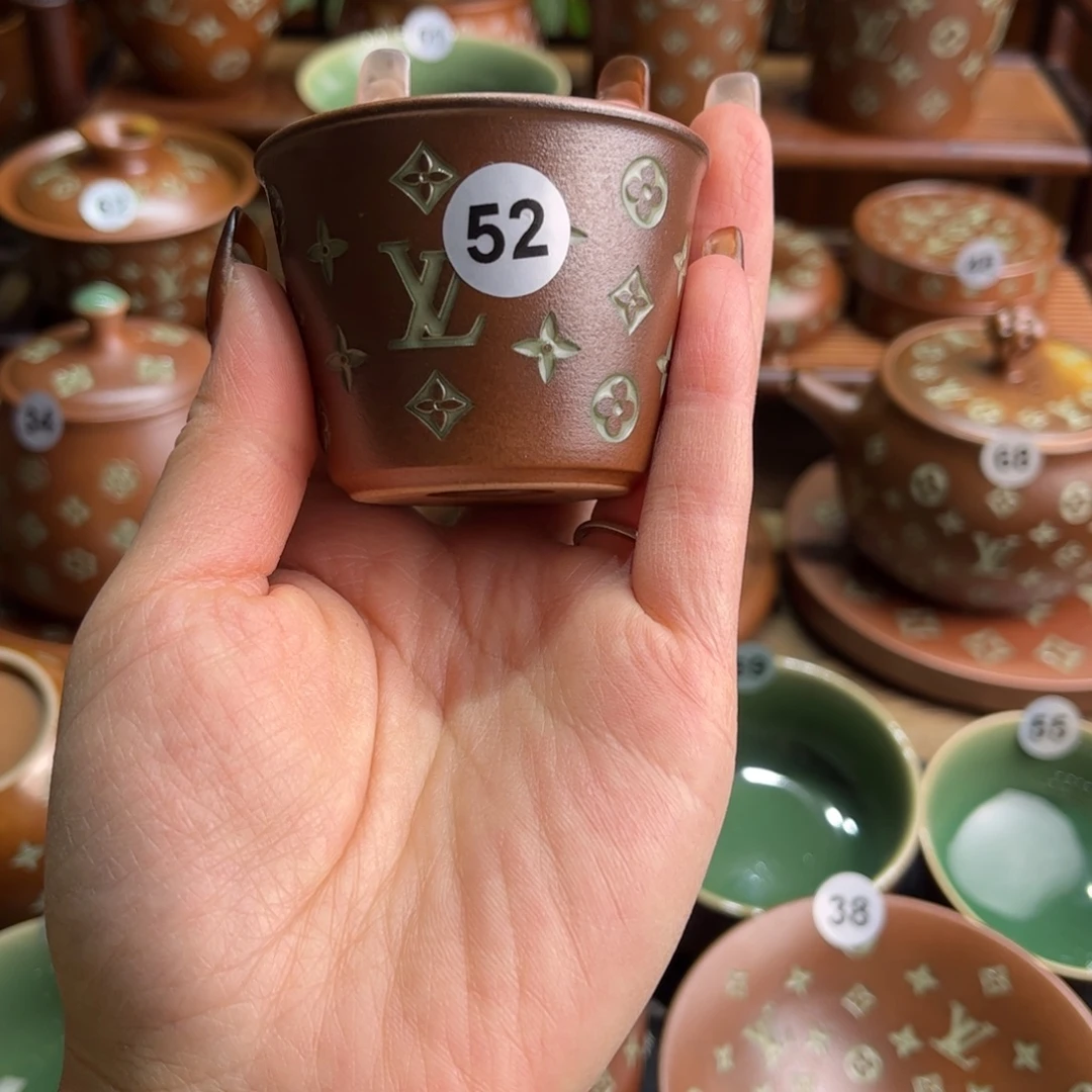 a***n草木灰老花手工杯