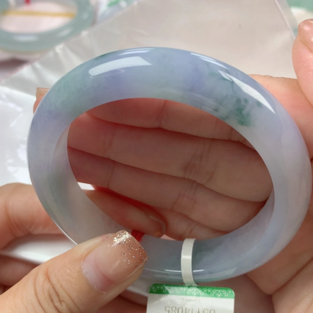 未镶嵌手镯翡翠缅甸天然翡翠56圈