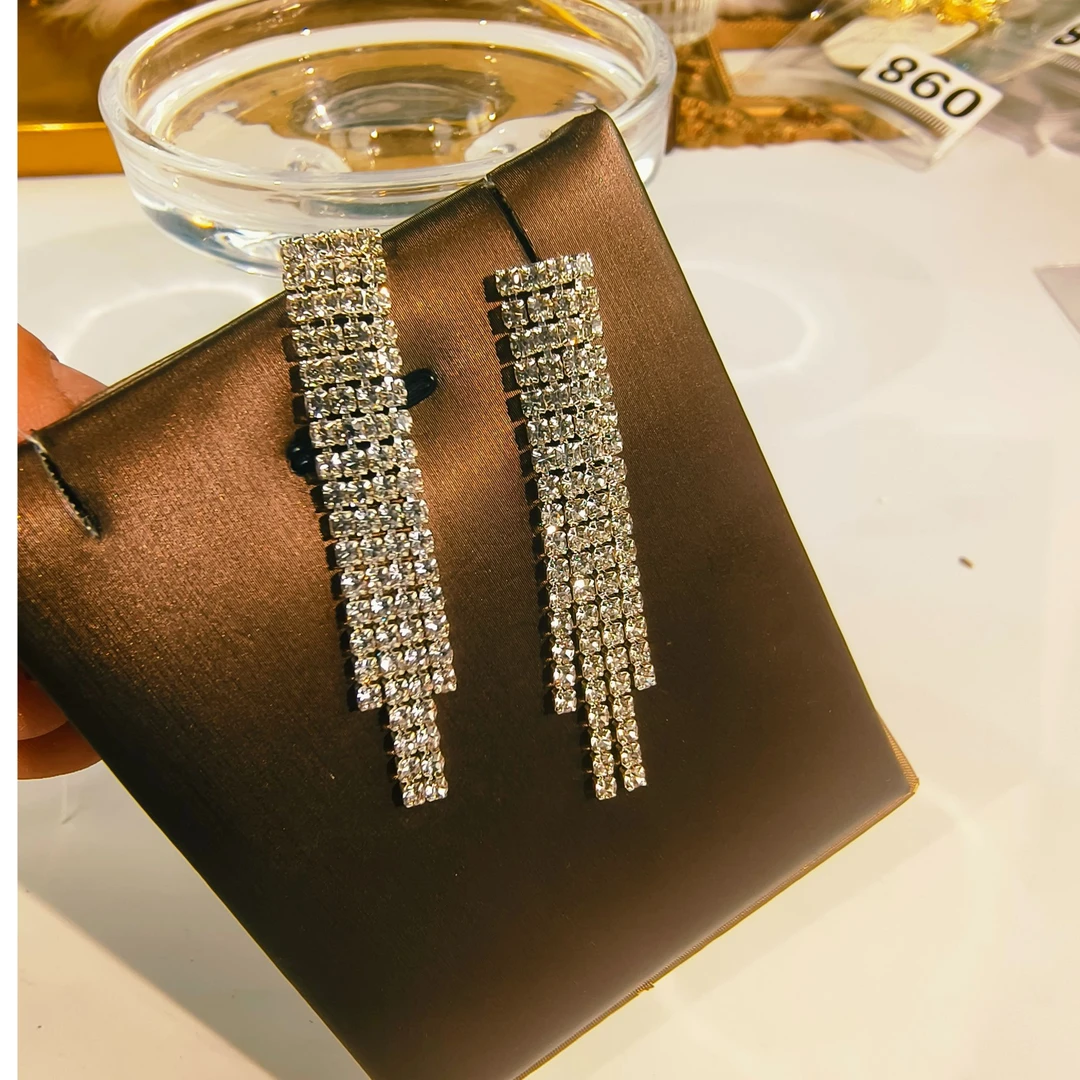 铜合金耳饰 简约欧美日韩几何女耳环精致饰品欧若精灵风耳钉1042