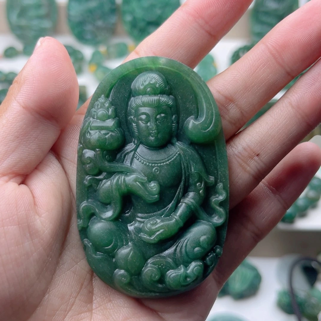 此***刻独山玉未镶嵌挂件