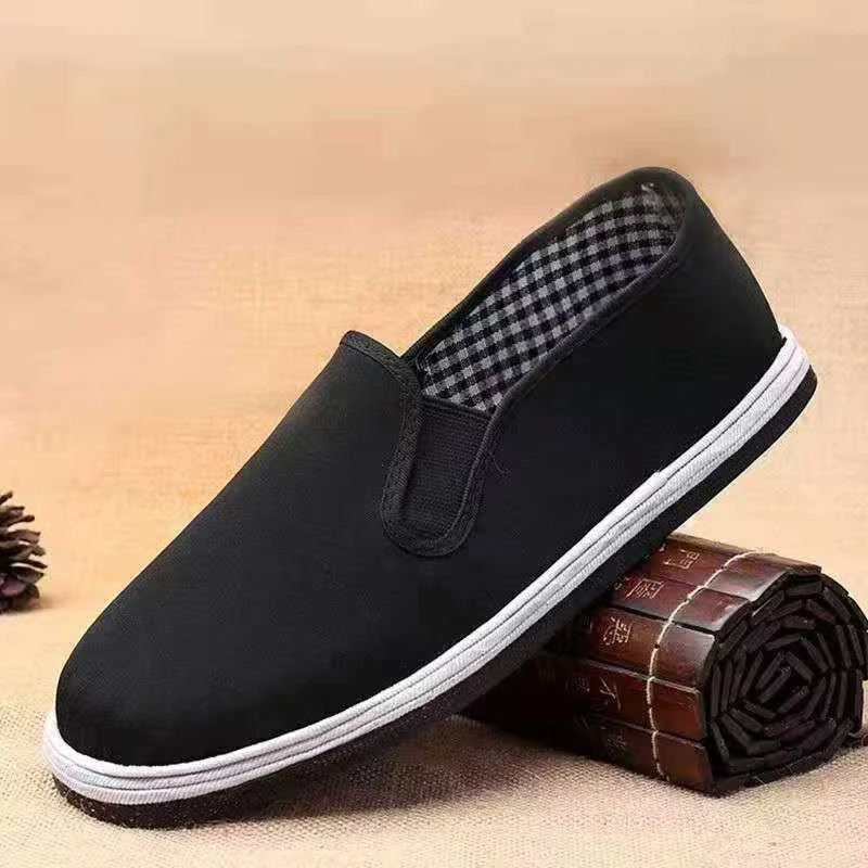 老北京布鞋男士休闲千层底爆款透气2025中老年父亲爸爸手工布鞋子