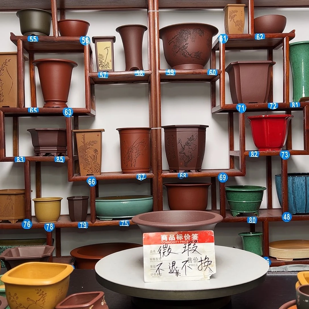 紫砂花盆劲*圆盆花盆