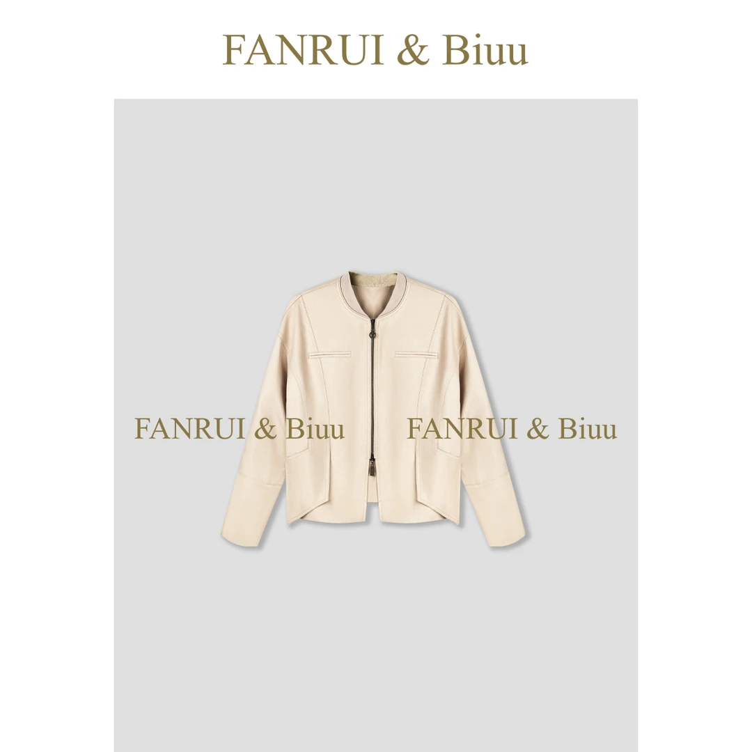 FANRUI/泛芮「贝贝biuu」秋季新款原创拼接设计时髦风衣外套B17488